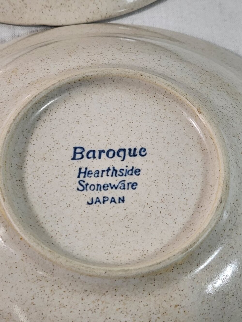 Baroque Hearthside Stoneware Japan 6.5 Inch Cereal Salad Bowls 6 Piece Set Vtg - Picture 8 of 11